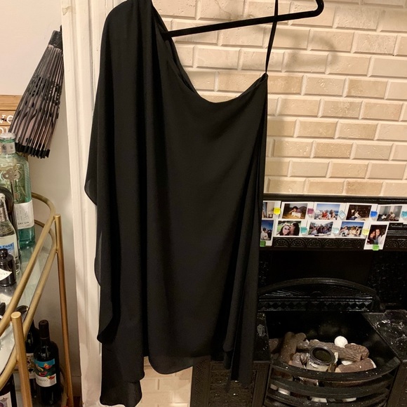 BCBGMAXAZRIA One Shoulder Alana Dress - Picture 3 of 4